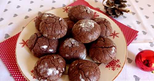 CRINKLES (DÉLICIEUX) AU CHOCOLAT