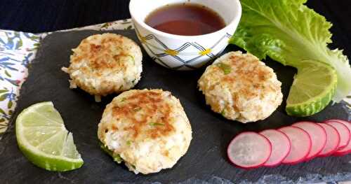 CROQUETTES DE RIZ AU CRABE