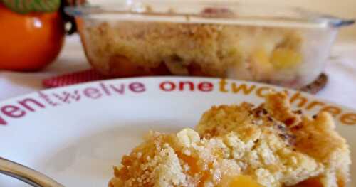 CRUMBLE AUX FRUITS JAUNES