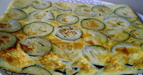 FLAN DE COURGETTES A LA MENTHE