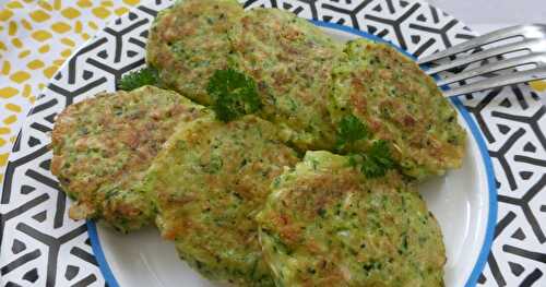 GALETTES DE COURGETTES A L'AVOINE