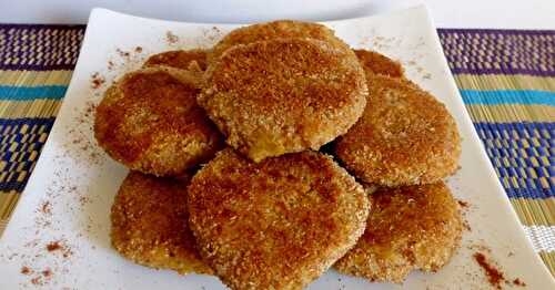 GALETTES DE LENTILLES CORAIL ET PATATE DOUCE