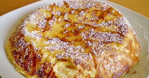 GATEAU AUX POMMES A LA POÊLE