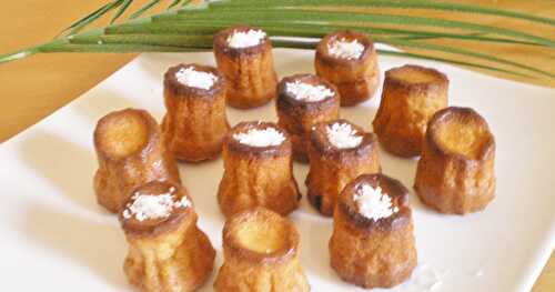 MINI CANNELÉS AU LAIT DE COCO