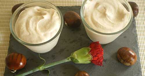 MOUSSE A LA CRÈME DE MARRONS