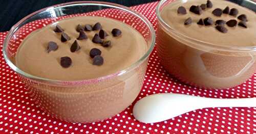 MOUSSE AU CHOCOLAT 100% VÉGÉTALE