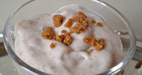 MOUSSE DE BANANES AUX BRISURES DE SPÉCULOOS