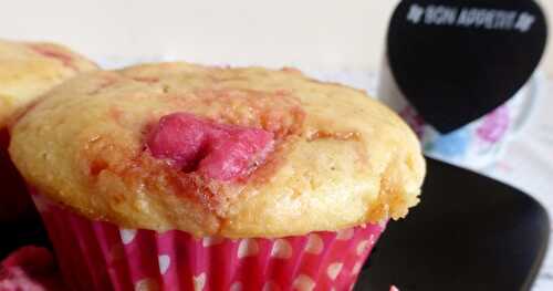 MUFFINS AUX PRALINES ROSES