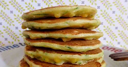 PANCAKES DE COURGETTES ET MAÏS