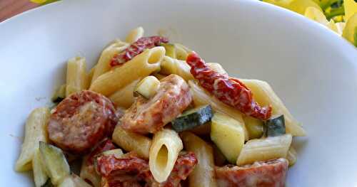 PENNE AU CHORIZO FAÇON RISOTTO