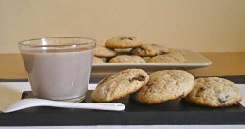 PETITS FLANS AU CHOCOLAT ET COOKIES CROUSTI-MOELLEUX