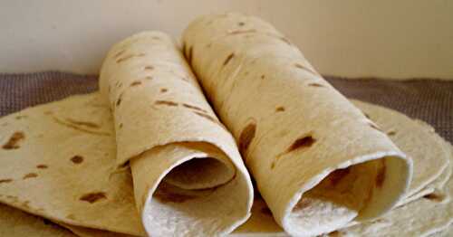 RECETTE DE GALETTE WRAP OU TORTILLA MAISON