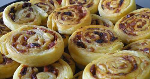 ROULÉS FEUILLETÉS CHORIZO ET TOMATES SÉCHÉES