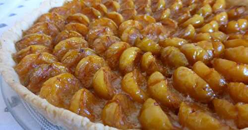 TARTE AUX AMANDES ET REINES CLAUDES