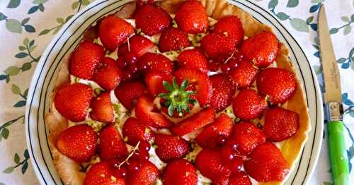 TARTE AUX FRAISES ET CREME MASCARPONE