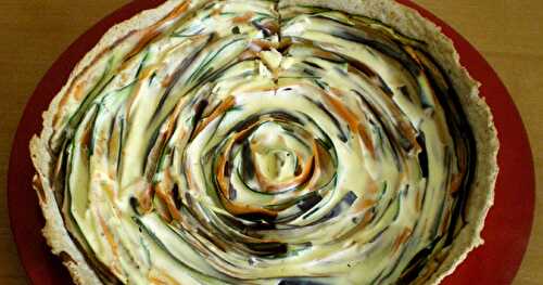 TARTE AUX LÉGUMES "SPIRALE" A LA PROVENCALE