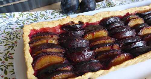 TARTE AUX PRUNES TOUTE SIMPLE