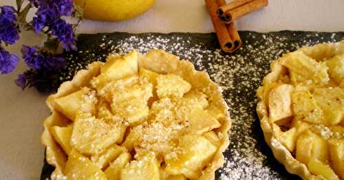 TARTELETTES EXPRESS POMMES AMANDES CANNELLE 