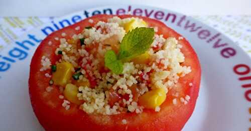 TOMATES FARCIES AU TABOULÉ