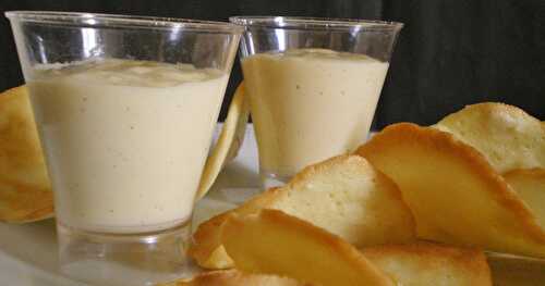 TUILES AUX AMANDES ET CRÈME VANILLE COMME UNE DANETTE