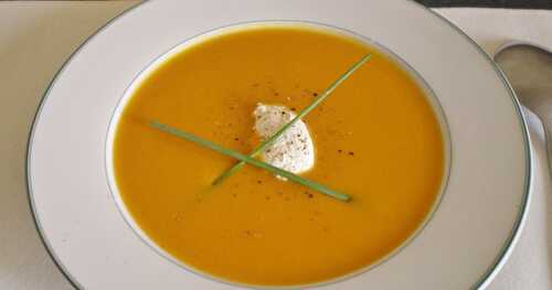 VELOUTE DE POTIMARRON ET PATATE DOUCE