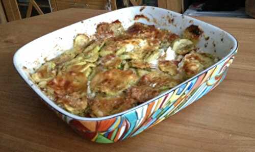 Gratin de courgettes au mascarpone et au jambon - Les Papilles de Karen