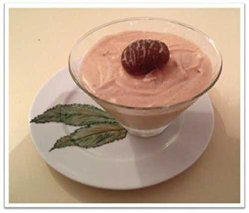 Mousse aux marrons - Les Papilles de Karen