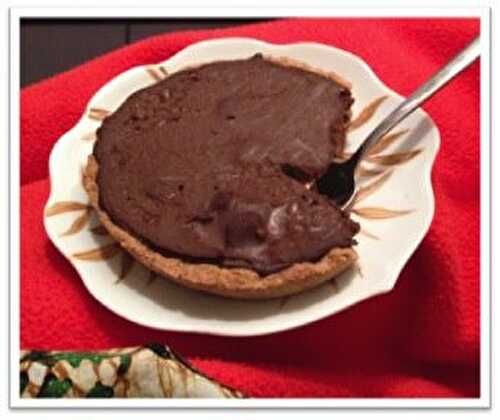 Tarte au deux chocolats et à la chicorée - Les Papilles de Karen