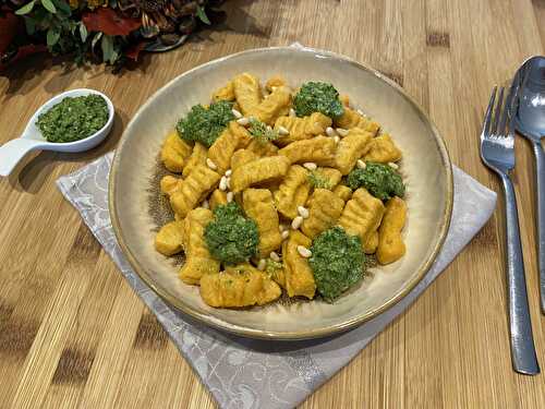 Gnocchi de carottes au parmesan