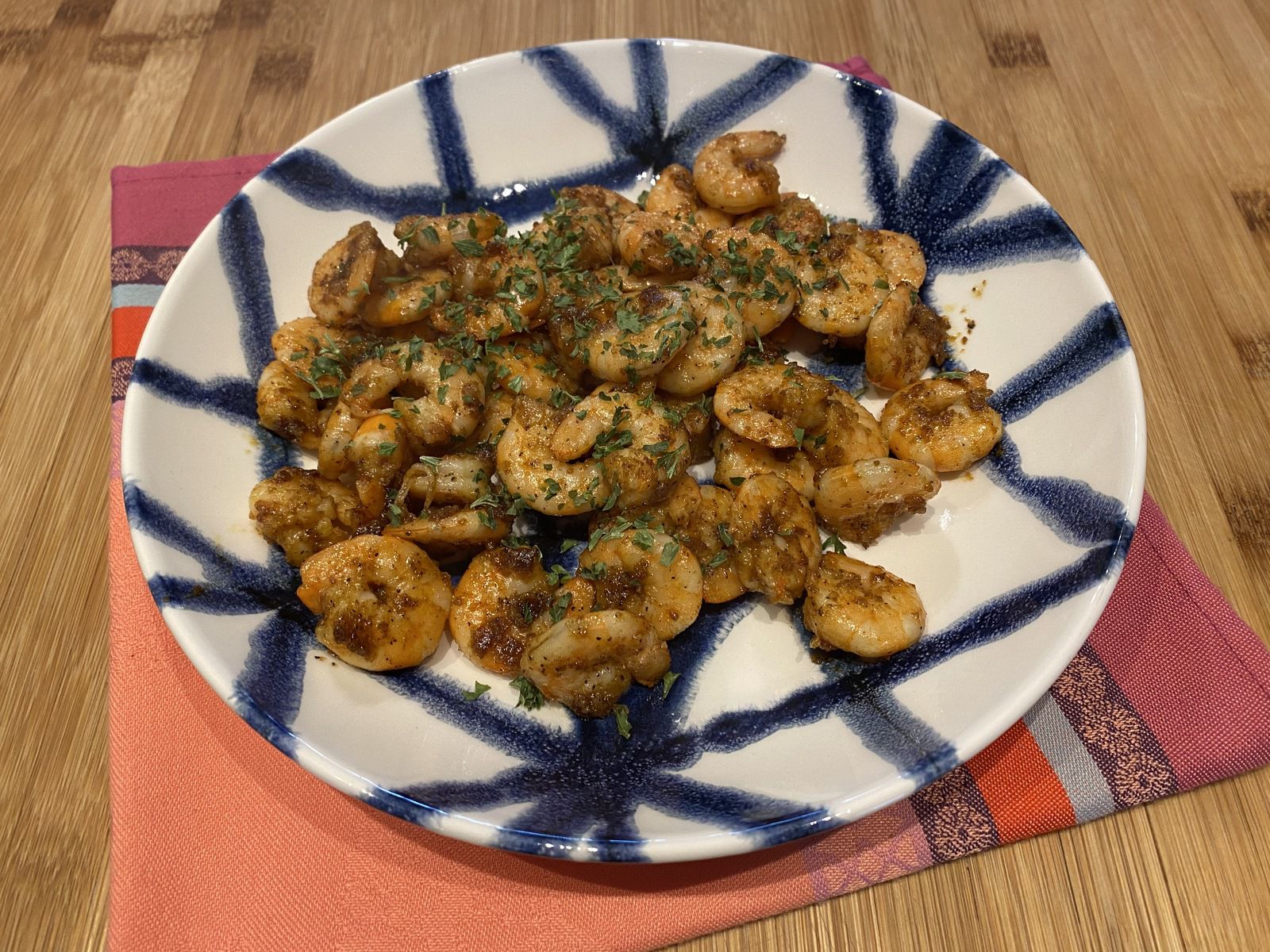 Crevettes sautées à l'ail et au paprika