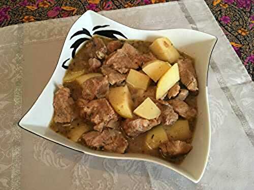 Sauté de veau au Pineau des Charentes et pommes de terre