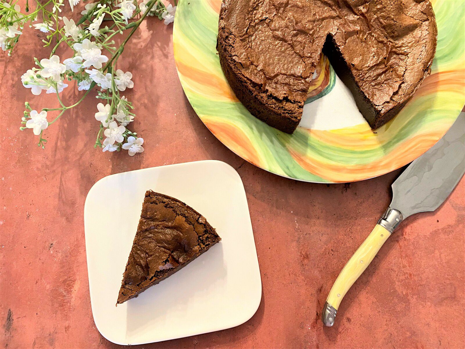 Gâteau fondant au chocolat et au lait concentré (non sucré)