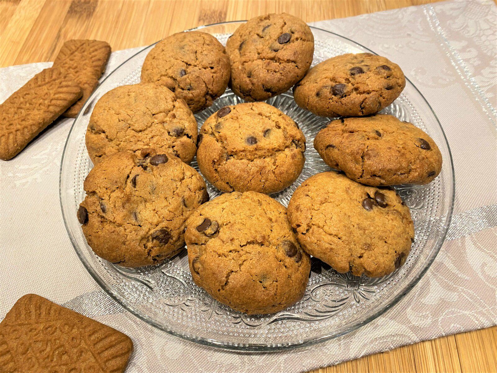 Cookies spéculoos et chocolat