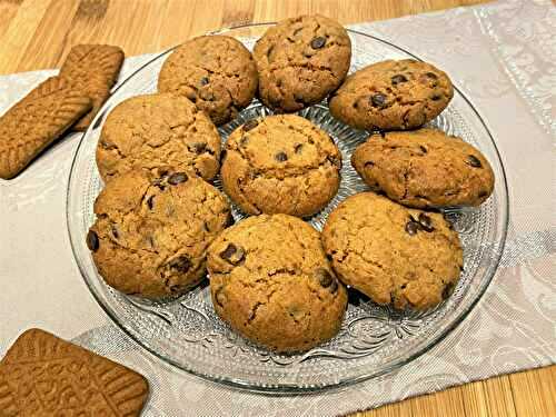 Cookies spéculoos et chocolat