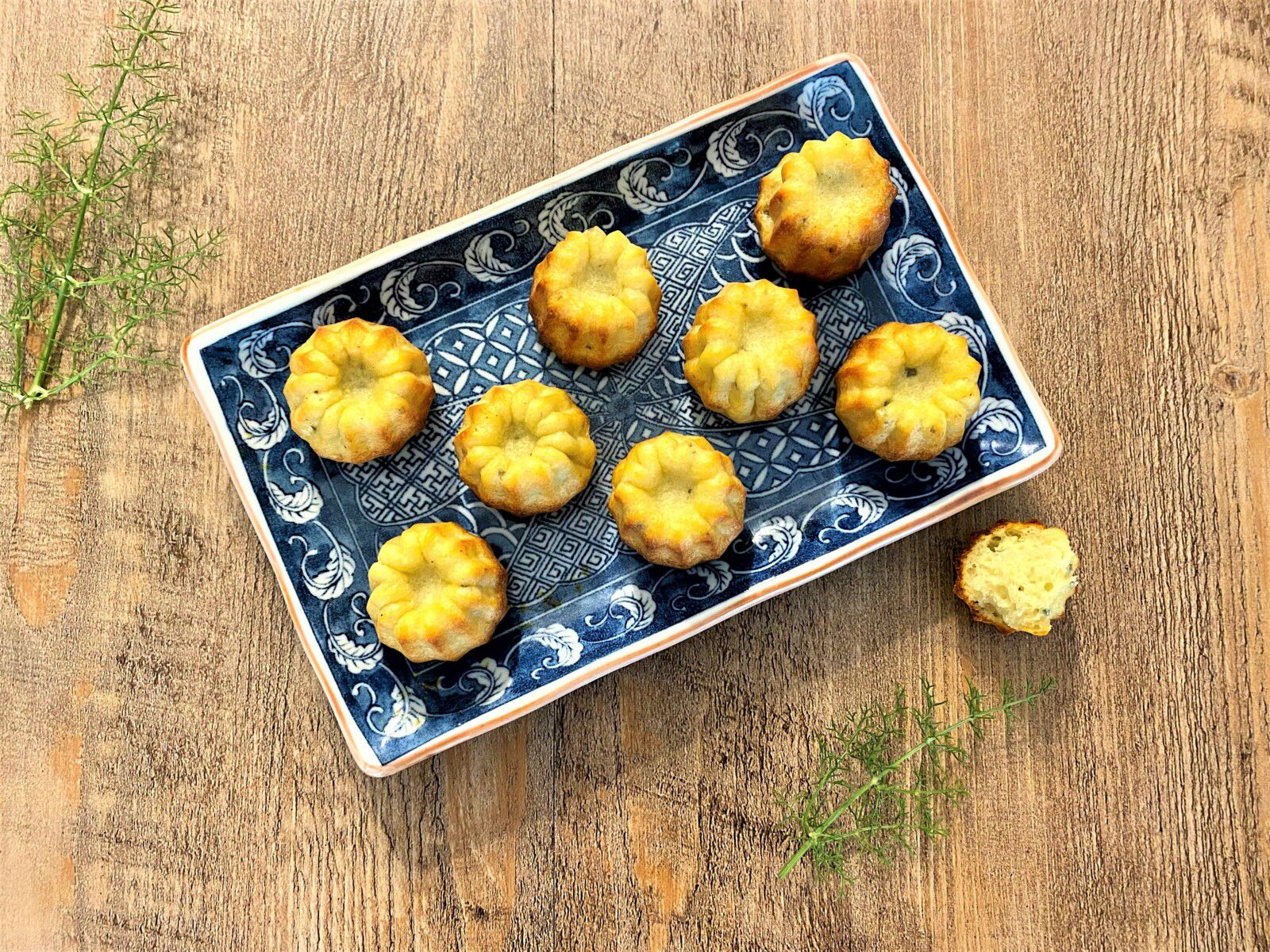 Mini cannelés fromagers