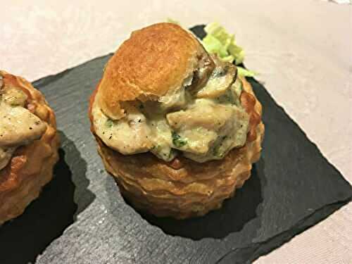 Bouchées forestières au boudin blanc