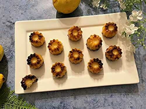 Mini cannelés au citron