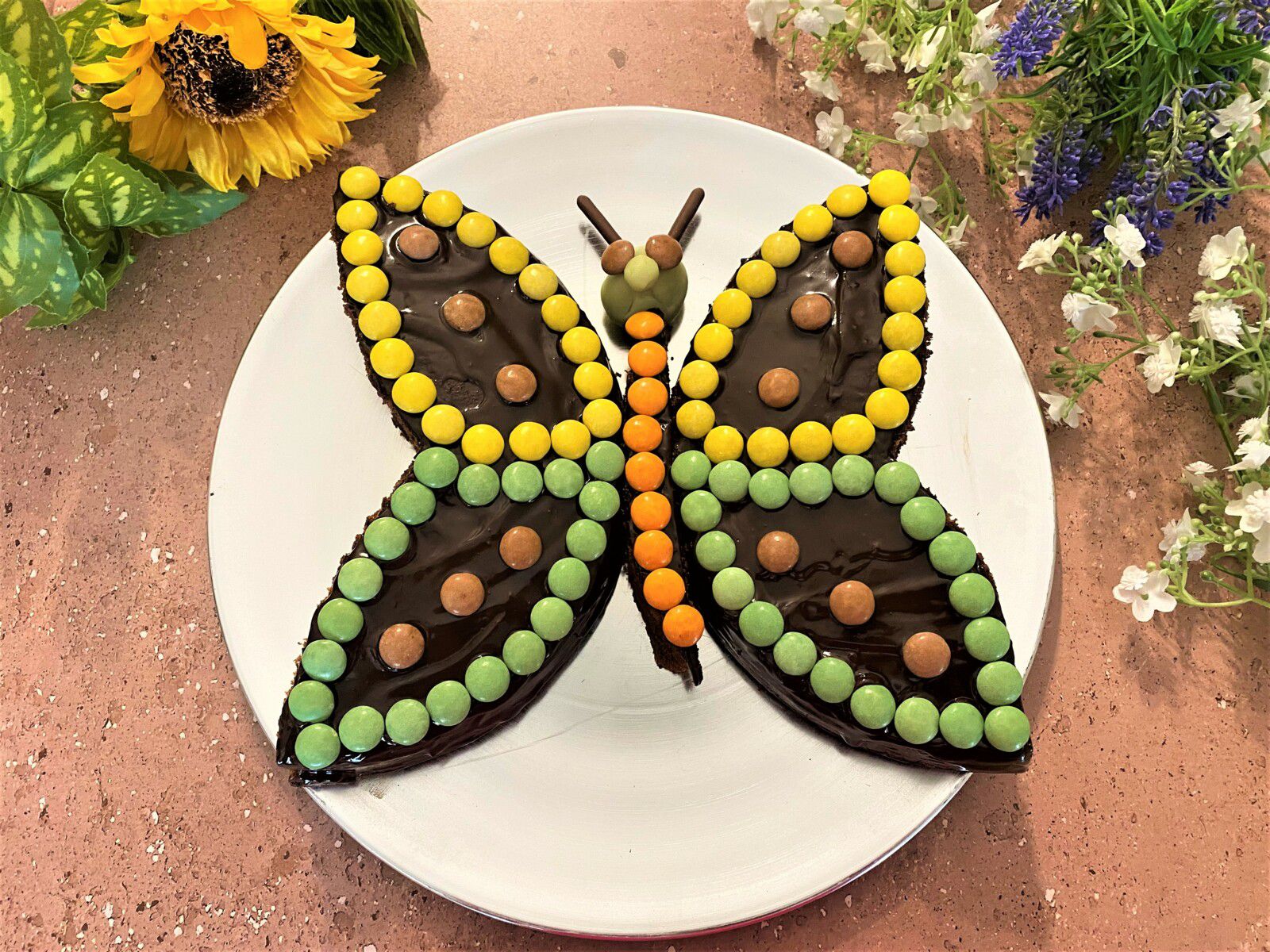 Gâteau d'anniversaire enfant "Papillon"