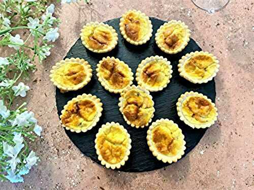 Mini tartelettes au saumon et Boursin