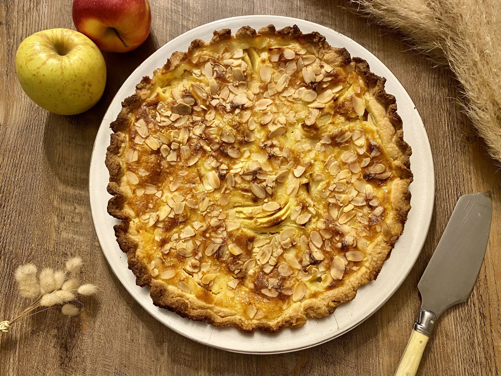 Tarte normande aux pommes