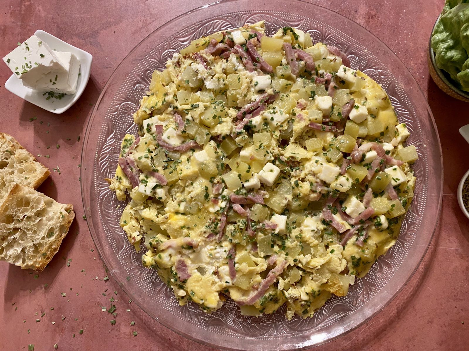 Tortilla aux pommes de terre et feta