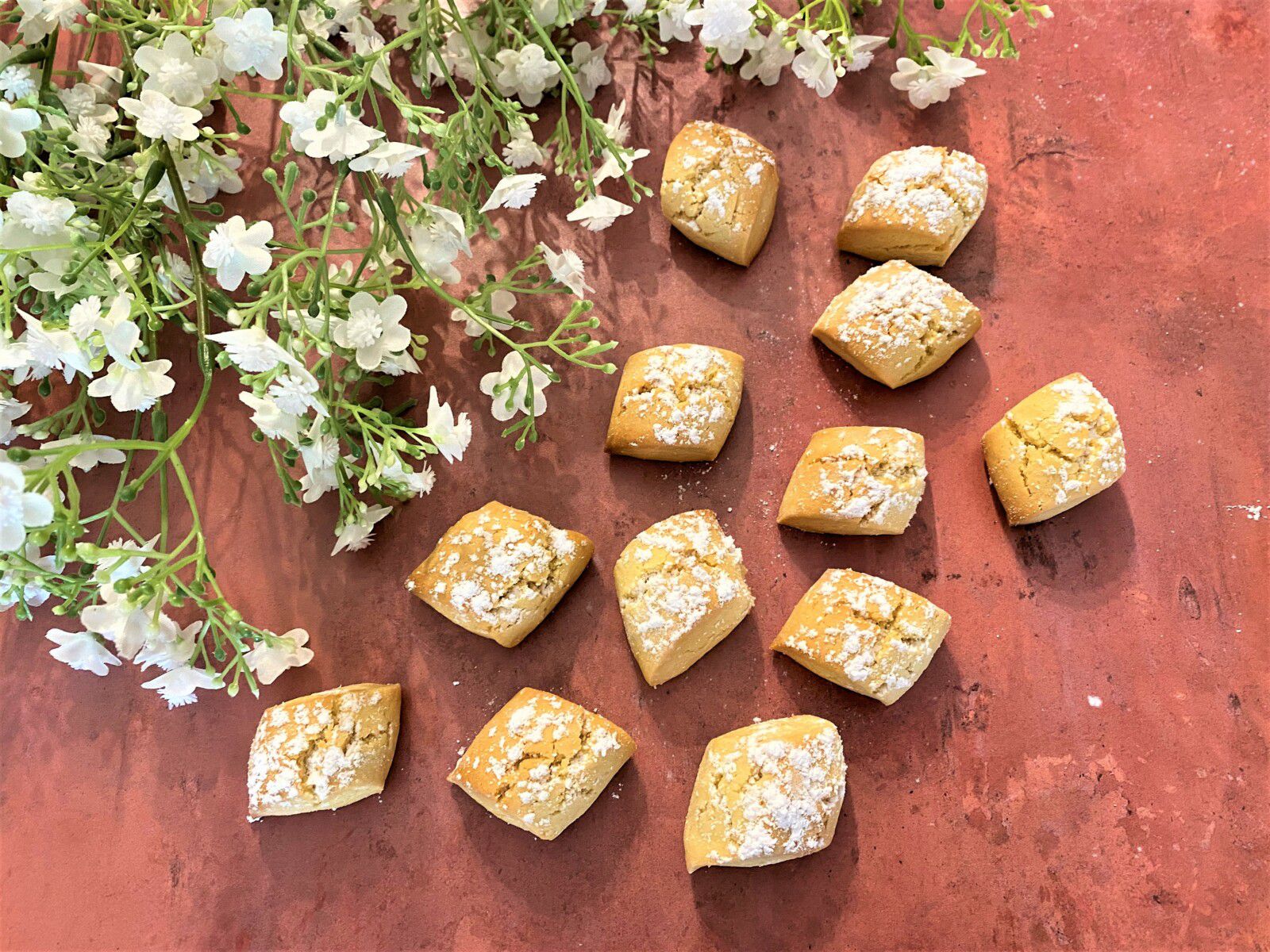 Biscuits à l’huile d’olive à la fleur d'oranger