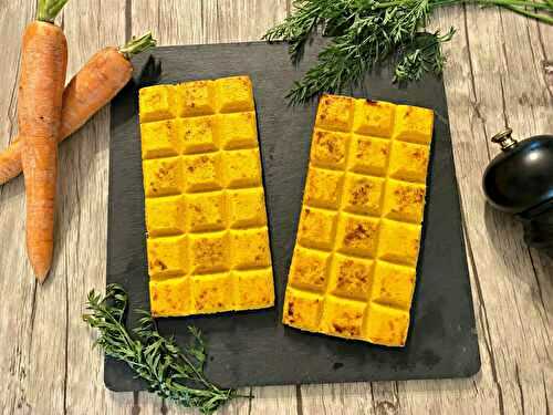 Flans à la carotte et au parmesan