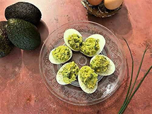 Œufs mimosa à l'avocat