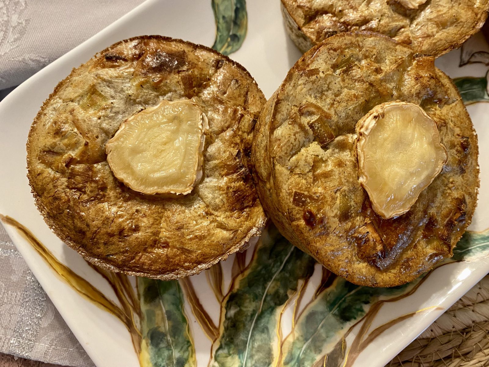 Quiche sans pâte aux poireaux, chèvre et sarrasin