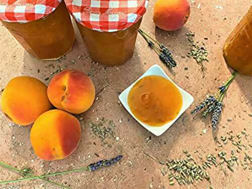 Confiture d’abricots à la lavande
