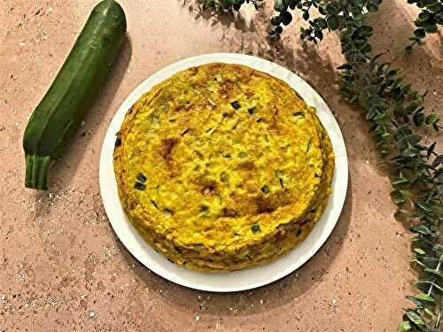 Cuajada salée aux courgettes, chèvre et curry