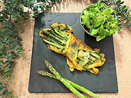 Feuilletés aux asperges et au brie