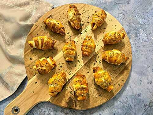 Croissants apéritifs façon pizza