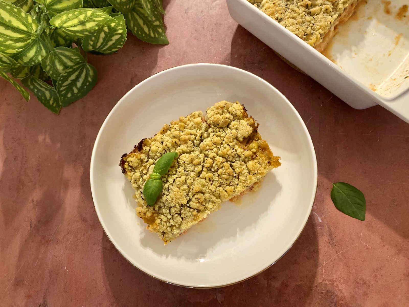 Crumble de tomates au chèvre